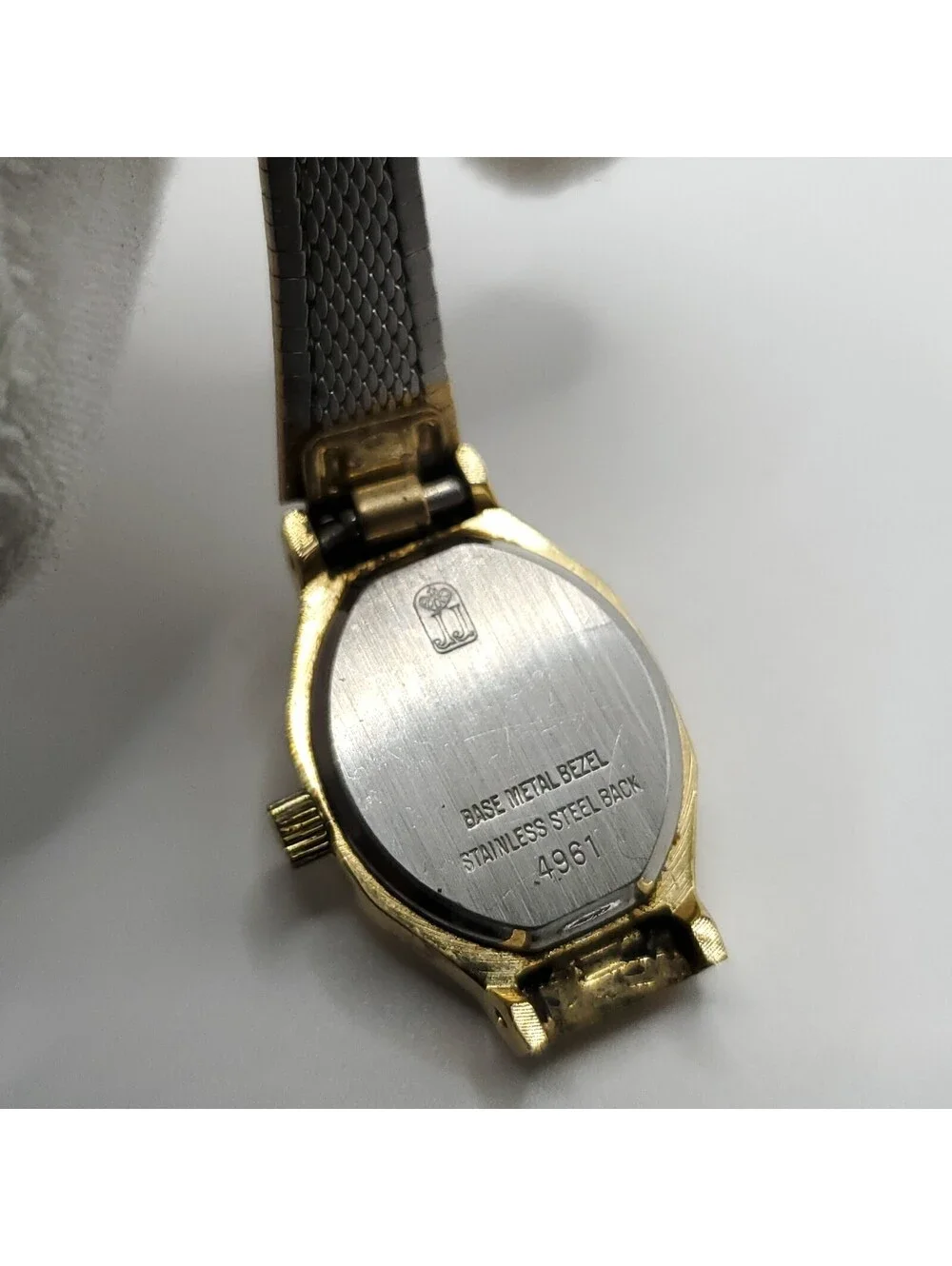 Vintage Jules Jurgensen Ladies Quartz Watch 16mm For Parts Or Repair